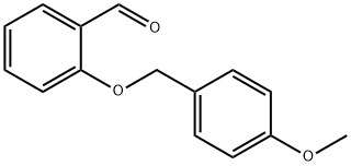 Benzaldehyde, 2-[(4-methoxyphenyl)methoxy]- Struktur