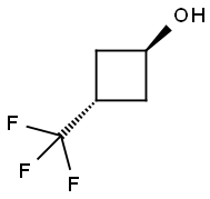 trans-3-(trifluoromethyl)cyclobutanol Struktur