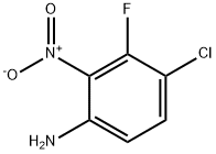 4-Chloro-3-fluoro-2-nitro-phenylamine Struktur