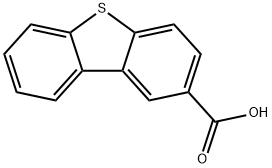 2-Dibenzothiophenecarboxylic acid Struktur