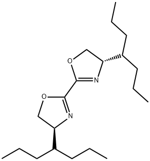 2,2'-Bioxazole, 4,4',5,5'-tetrahydro-4,4'-bis(1-propylbutyl)-, (4S,4'S)- Struktur