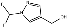 1-(difluoromethyl)-1H-pyrazol-4-yl]methanol Struktur