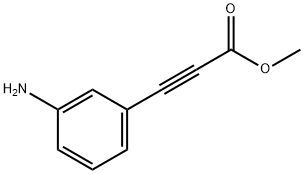 2-Propynoic acid, 3-(3-aminophenyl)-, methyl ester Struktur