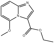 Imidazo[1,2-a]pyridine-3-carboxylic acid, 5-methoxy-, ethyl ester Struktur