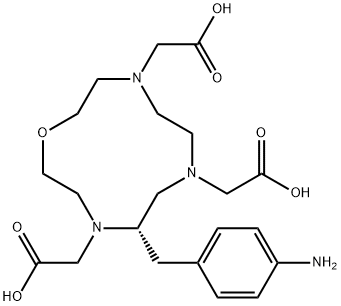 p-NH-Bn-oxo-DO3A Struktur