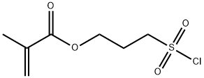 2-Propenoic acid, 2-methyl-, 3-(chlorosulfonyl)propyl ester Struktur