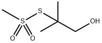 S-(1-Hydroxy-2-methylpropan-2-yl) methanesulfonothioate Struktur