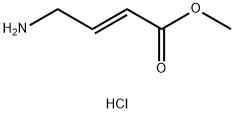 2-Butenoic acid, 4-amino-, methyl ester, hydrochloride (1:1), (2E)- Struktur