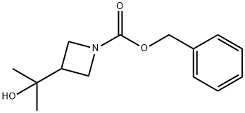 Benzyl 3-(2-hydroxypropan-2-yl)azetidine-1-carboxylate Struktur