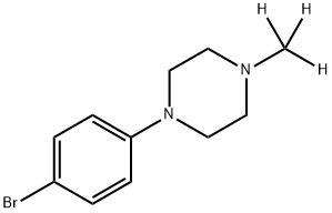 1-(4-Bromophenyl)-4-(methyl-d3)piperazine Struktur