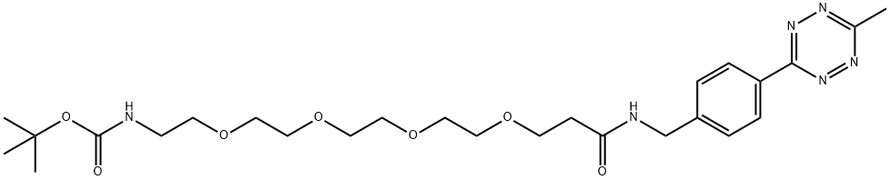 Me-Tet-PEG4-NHBoc Struktur