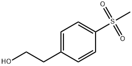 Benzeneethanol, 4-(methylsulfonyl)- Struktur