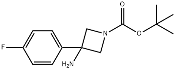 tert-Butyl 3-amino-3-(4-fluorophenyl)azetidine-1-carboxylate