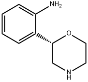 Benzenamine, 2-(2S)-2-morpholinyl Struktur