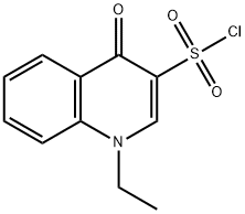 1-ethyl-4-oxo-quinoline-3-sulfonyl chloride Struktur