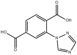 2-(1H-1,2,4-triazol-1-yl) terephthalic acid Struktur