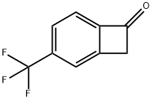 Bicyclo[4.2.0]octa-1,3,5-trien-7-one, 3-(trifluoromethyl)- Struktur