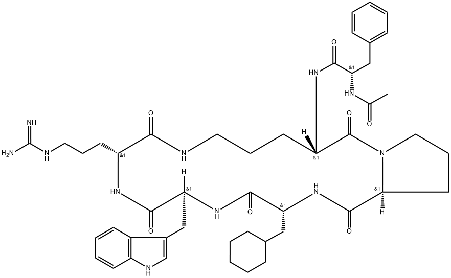 PMX-53| AcF-(OPdChaWR) ,AcF-(OPdChaWR) |AcF-(OP(D-Cha)WR) Struktur