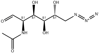 2-acetamido-6-azido-2,6-dideoxy-D-Glucopyranose Structure