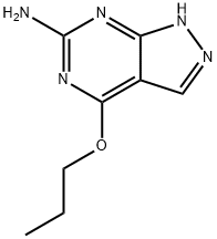 1H-Pyrazolo[3,4-d]pyrimidin-6-amine, 4-propoxy- Struktur