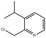 Pyridine, 2-(chloromethyl)-3-(1-methylethyl)- Struktur