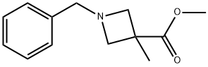 Methyl 1-benzyl-3-methylazetidine-3-carboxylate Struktur