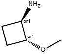 trans-2-Methoxy-cyclobutylamine Struktur