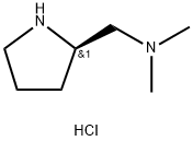 2-Pyrrolidinemethanamine, N,N-dimethyl-, hydrochloride (1:2), (2R)- Struktur