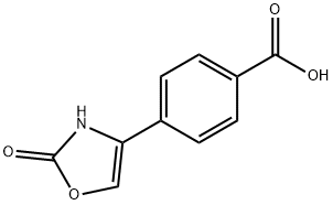 4-(2-oxo-2,3-dihydro-1,3-oxazol-4-yl)benzoic acid Struktur