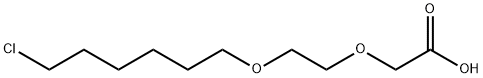 Acetic acid, 2-[2-[(6-chlorohexyl)oxy]ethoxy]- Struktur