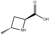 2-Azetidinecarboxylic acid, 4-methyl-, (2S,4R)- Struktur