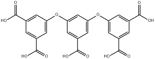 5,5'-((5-carboxy-1,3-phenylene)bis(oxy))diisophthalic acid Struktur