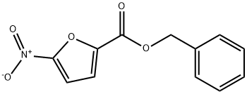 2-Furancarboxylic acid, 5-nitro-, phenylmethyl ester Struktur