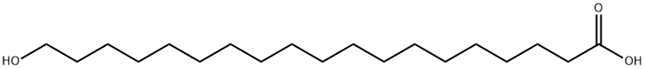 Nonadecanoic acid, 19-hydroxy- Struktur