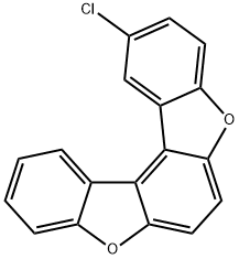 Benzo[1,2-b:4,3-b']bisbenzofuran, 2-chloro- Struktur