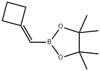 1,3,2-Dioxaborolane, 2-(cyclobutylidenemethyl)-4,4,5,5-tetramethyl- Struktur