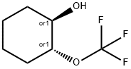 (1R,2R)-2-(trifluoromethoxy)cyclohexan-1-ol Struktur