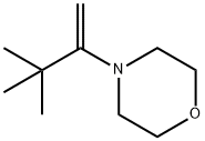 Morpholine, 4-(2,2-dimethyl-1-methylenepropyl)- Struktur