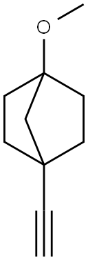 Bicyclo[2.2.1]heptane, 1-ethynyl-4-methoxy- Struktur