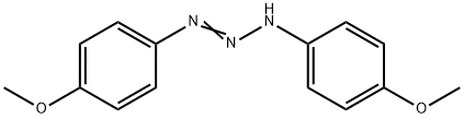 1-Triazene, 1,3-bis(4-methoxyphenyl)- Struktur