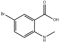 5-溴-2-(甲基氨基)苯甲酸 結(jié)構(gòu)式