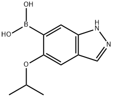 Boronic acid, B-[5-(1-methylethoxy)-1H-indazol-6-yl]- Struktur