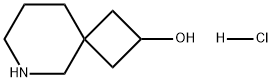 6-Azaspiro[3.5]nonan-2-ol, hydrochloride (1:1) Struktur