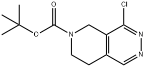 Pyrido[3,4-d]pyridazine-6(5H)-carboxylic acid, 4-chloro-7,8-dihydro-, 1,1-dimethylethyl ester Struktur