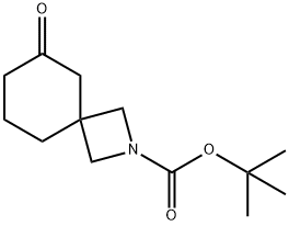 2-Azaspiro[3.5]nonane-2-carboxylic acid, 6-oxo-, 1,1-dimethylethyl ester Struktur