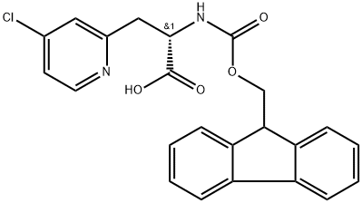 Fmoc-L-Ala(2-Pyr-4-Cl)-OH Struktur