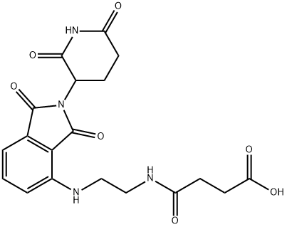 Thalidomide-C2-amido-C2-COOH Struktur