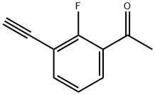 Ethanone, 1-(3-ethynyl-2-fluorophenyl)- Struktur