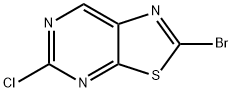 Thiazolo[5,4-d]pyrimidine, 2-bromo-5-chloro- Struktur