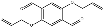 1,4-Benzenedicarboxaldehyde, 2,5-bis(2-propen-1-yloxy)- Struktur